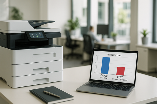 Vendita vs Noleggio Operativo di stampanti MFP: differenze contrattuali e quando convengono