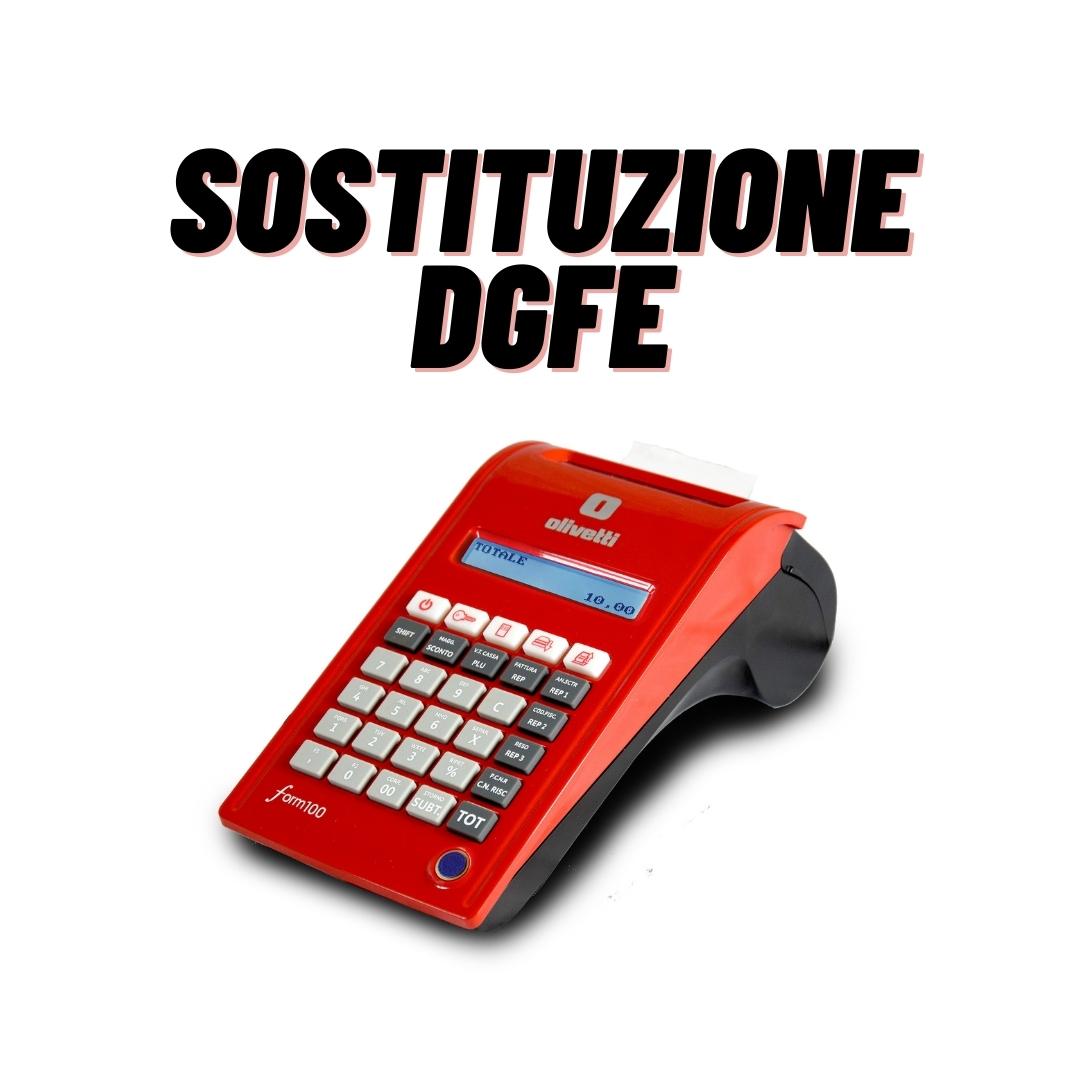 SOSTITUZIONE DGFE OLIVETTI FORM 100