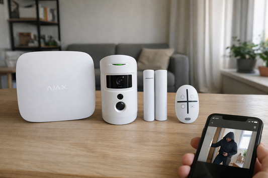 Ajax StarterKit Cam Plus: l'allarme wireless con foto-verifica che ti fa capire subito cosa sta succedendo